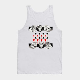 Luck Unlucky cards in the roulette girls game Tank Top